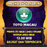 Prediksi Macau 13.00 WIB Senin 18 Maret 2024. Prediksi Macau jitu merupakan salah satu metode/cara untuk mendapatkan bocoran angka hari ini